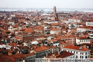 Venecia desde Il Campanile
Preciosa vista de Venecia desde lo alto del orgulloso campanile
