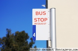 Stop
Parada de autobús en Gibraltar

