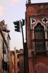 Un semáforo en Venecia