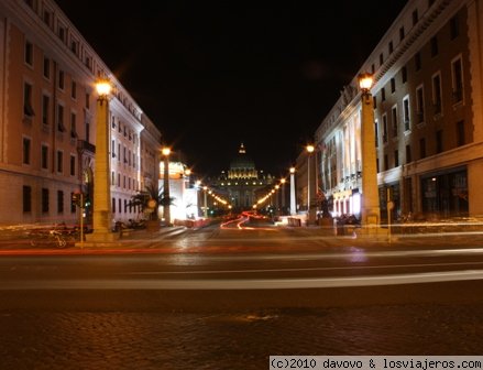 San Pedro
Otra vista de la Basílica desde la Via della Conciliazione
