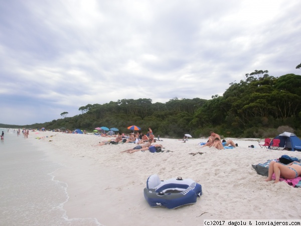 Sydney
Jervis bay - La playa con la arena mas blanca.
Lastima que el dia no acompañaba mucho
