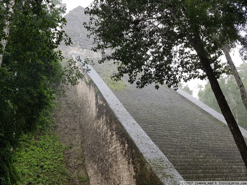 Foro de Cooperación: Templo V bajo la lluvia, Tikal (Guatemala)