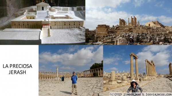 Templo de Zeus, Plaza Oval y Cardo Máximo o Avenida de las Columnas
Varias vistas de Jerash, Jordania
