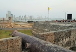 Contrastes antigua y nueva Cartagena
baluarte, Santo Domingo