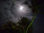 Preciosa luna llena desde la terraza Chill out