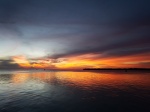 Espectacular puesta de sol, Caye Caulker (Belice)