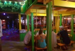 Restaurante con columpios Bambooze, Caye Caulker (Belice)