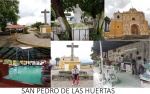 Iglesia de San Pedro, San Hermano Pedro, Plaza de la Cruz con los lavaderos, Fábrica de jade, San Pedro de las Huertas (Guatemala)