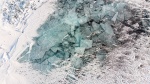 Hielos dentro del hielo en Cape Uzuri