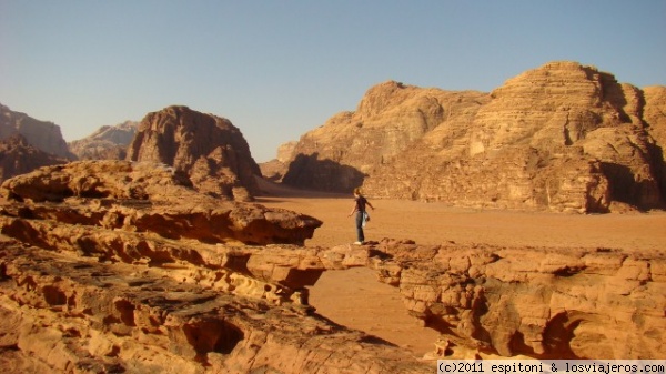 Wadi Rum. Pequeño puente de piedra
El más pequeño de los puentes naturales de piedra del Wadi RUm
