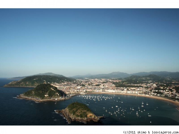 San Sebastian ( Donosti)
Vista desde el monte Urgull
