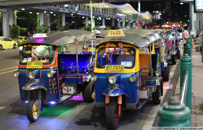 Transporte por Bangkok. Todos los medios