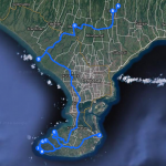 Mapa de recorrido por sur de Bali
Mapa, Bali, recorrido