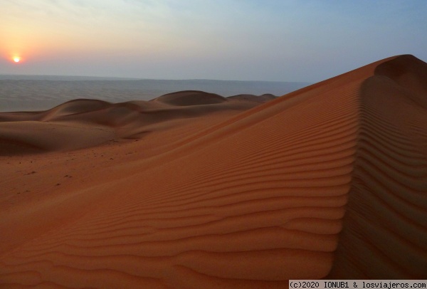 Desierto de Wahiba
Amaneciendo en el desierto

