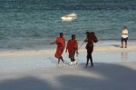 Masais paseando
Zanzibar, Hotel Sultan Sands
