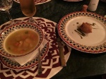 Sopa de Pollo y Creps del Boghali