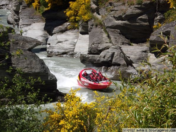 Shotover jet boating - Nueva Zelanda