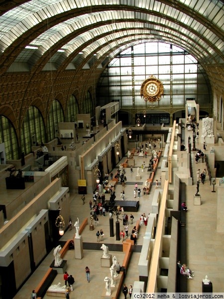 Interior del museo d' Orsay
París
