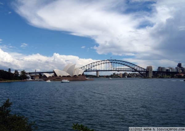 Bahía de Sydney
Con la Opera y el Harbour Bridge, los dos símbolos de Sydney
