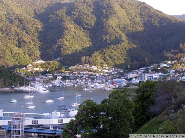 Picton, puerto de entrada al norte de la isla sur
encantador lugar
