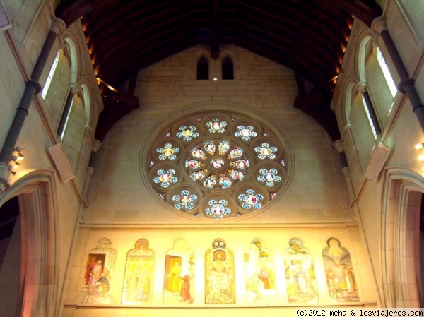 Interior de la catedral de Christchurch
antes de que la destruyera el terremoto
