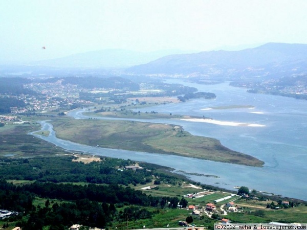 Desembocadura del río Miño
desde el monte de Santa Tegra (A Garda - Pontevedra)
