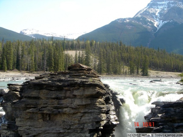 Athabasca Falls
En Parque nacional Jasper (Rocosas)
