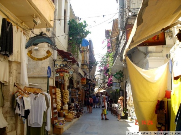 Creta: calle de Rethimno
Rethimno, pueblo turístico en la costa norte de Creta
