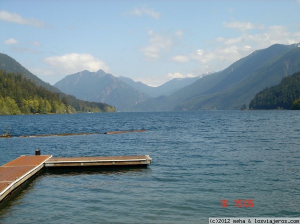 Lago Crescent
En la Península Olímpica (estado de Washington)
