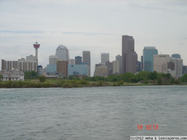 Calgary, vista desde el lago
Capital de la provincia de Alberta
