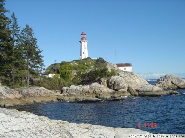 Parque del faro en Vancouver
Al lado del Pacífico
