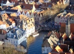 Vista de Brujas con un canal
Brujas