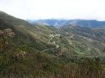 La ruta superior de las cascadas en Coroico