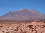 Volcán Ollagüe en Bolivia