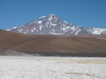 Volcán Llullaillaco visto desde el salar del Lllullaillaco
volcán llulliallaco