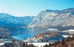 Lago de Bohinj (Los Alpes...