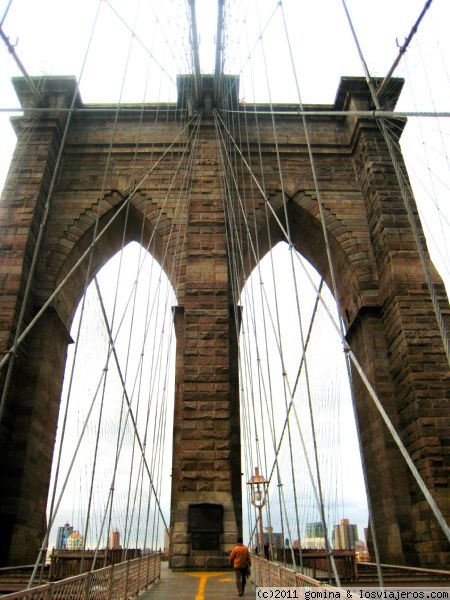 El puente
Vista del puente de Brooklyn en New York - Usa
