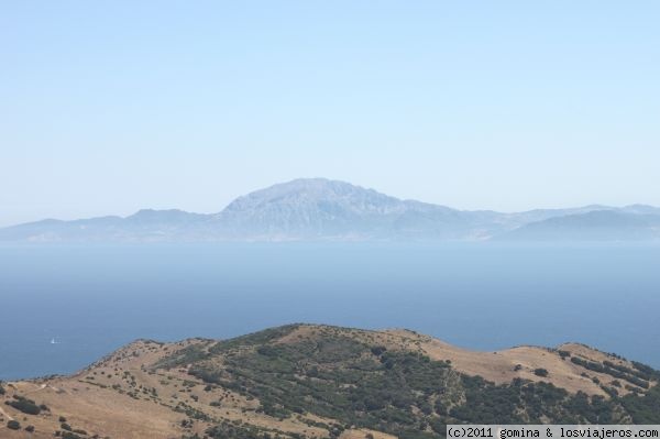 Estrecho de Gibraltar y costa norte de Marruecos