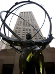 Atlas a los pies del Rockefeller Center
Atlas, Rockefeller, Center, Estatua, Lawrie, Avenida, pies, bronce, entre