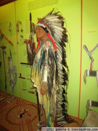 Jefe de la tribu
Traje de un Jefe Indio, expuesto en el museo de historia natural de New York
