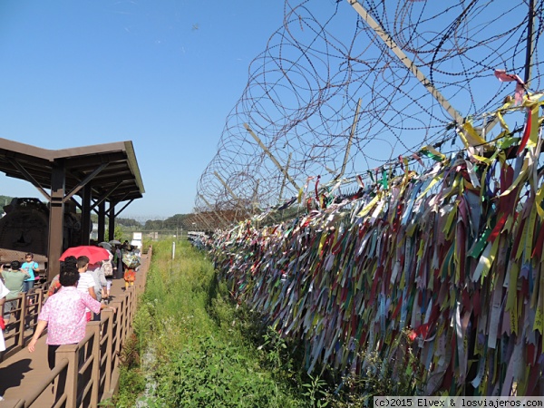 Frontera Corea del Norte y Sur
Parte de la frontera entre Corea del Norte y Corea del Sur, en la zona desmilitarizada DMZ.
