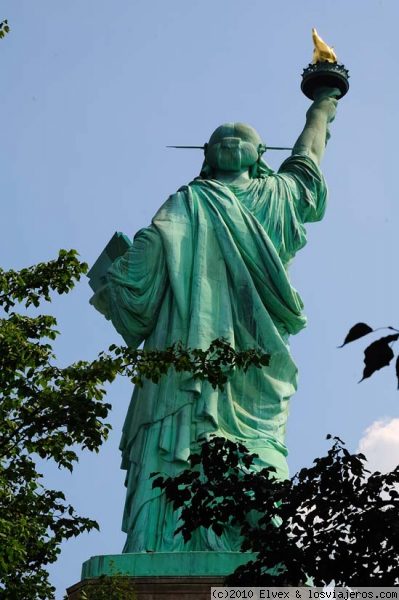 Estatua de la Libertad
Una vista diferente. Todo tiene su lado desconocido.
