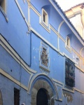 Albarracin
Albarracin, Casa, azul, entre, rojas, historia