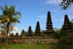 Pura Taman Ayun y los diferentes merus en Bali