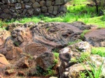 LAVAS CORDADAS EN EL EXTERIOR DE LA CUEVA DEL VIENTO