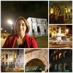 COLISEO ROMANO ILUMINADO Y PLAZA BARBERINI DE NOCHE