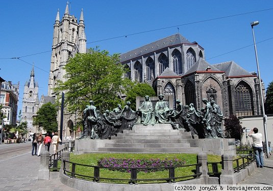 Alrededores de plaza Sint-Baafplein, Gante.
Gante, otra maravilla de belgica.
