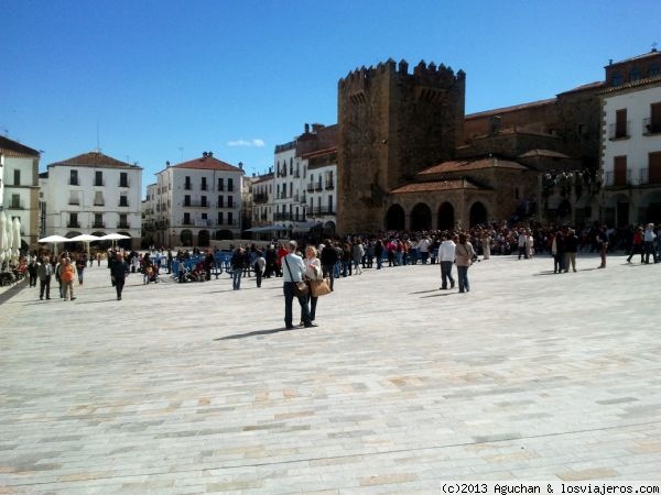 Plaza Mayor de Cáceres
Plaza Mayor de Cáceres en la actualidad
