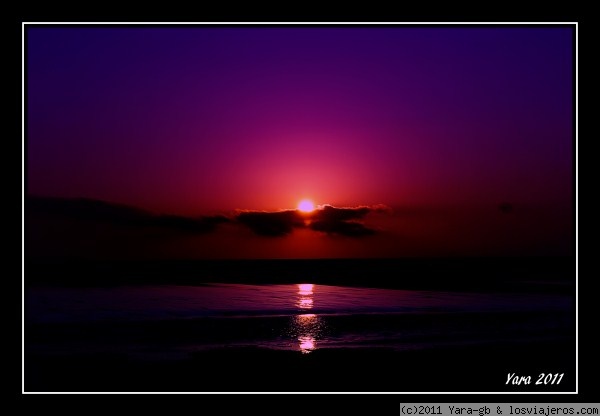 Foro de La Janda: Atardece en la costa de Cadiz