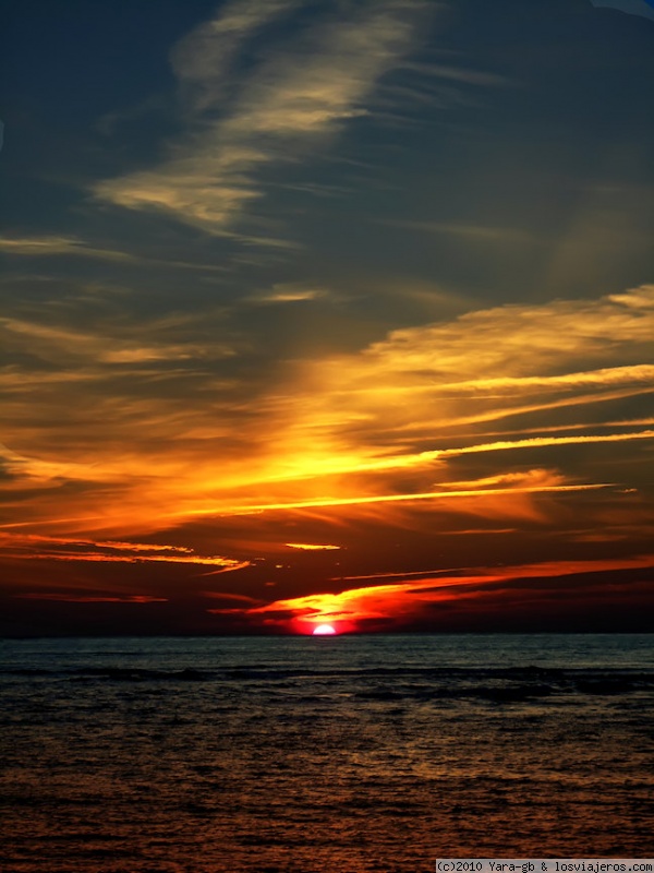 Viajar a  España: Barbate - Atardecer en la playa de Barbate (Barbate)